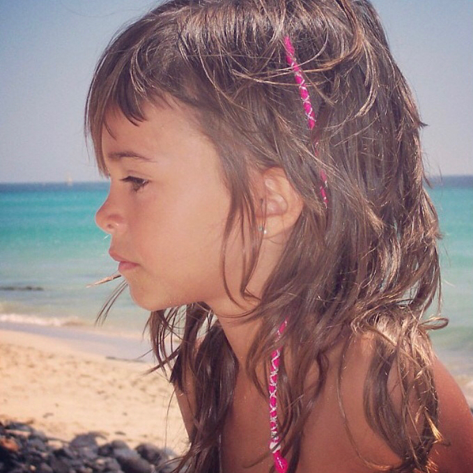 Aitana Ocaña de pequeña