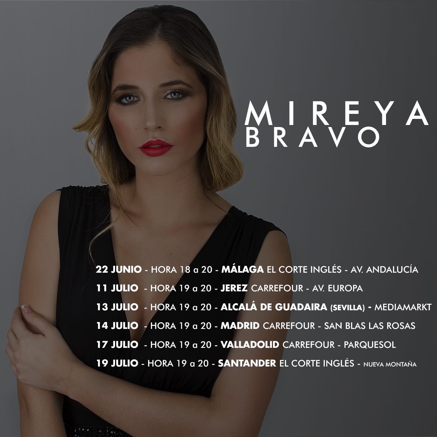 Firma de discos Mireya Bravo