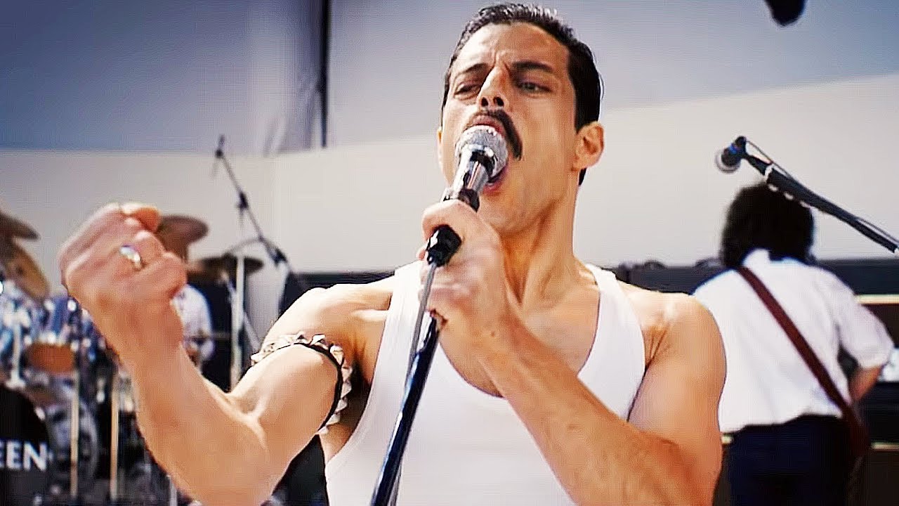 Rami Malek como Freddy Mercury en Bohemian Rhapsody