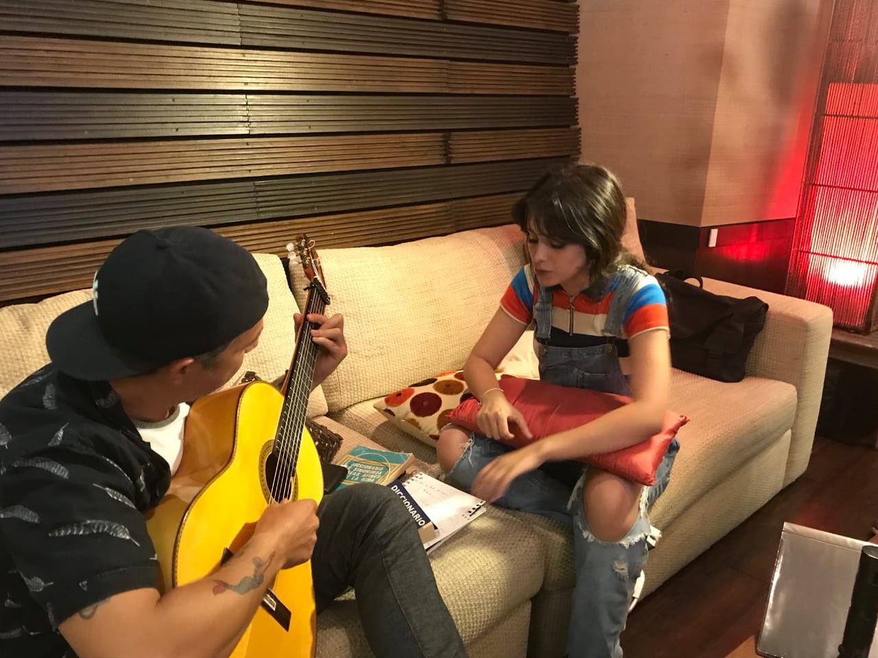 Camila Cabello y Alejandro Sanz