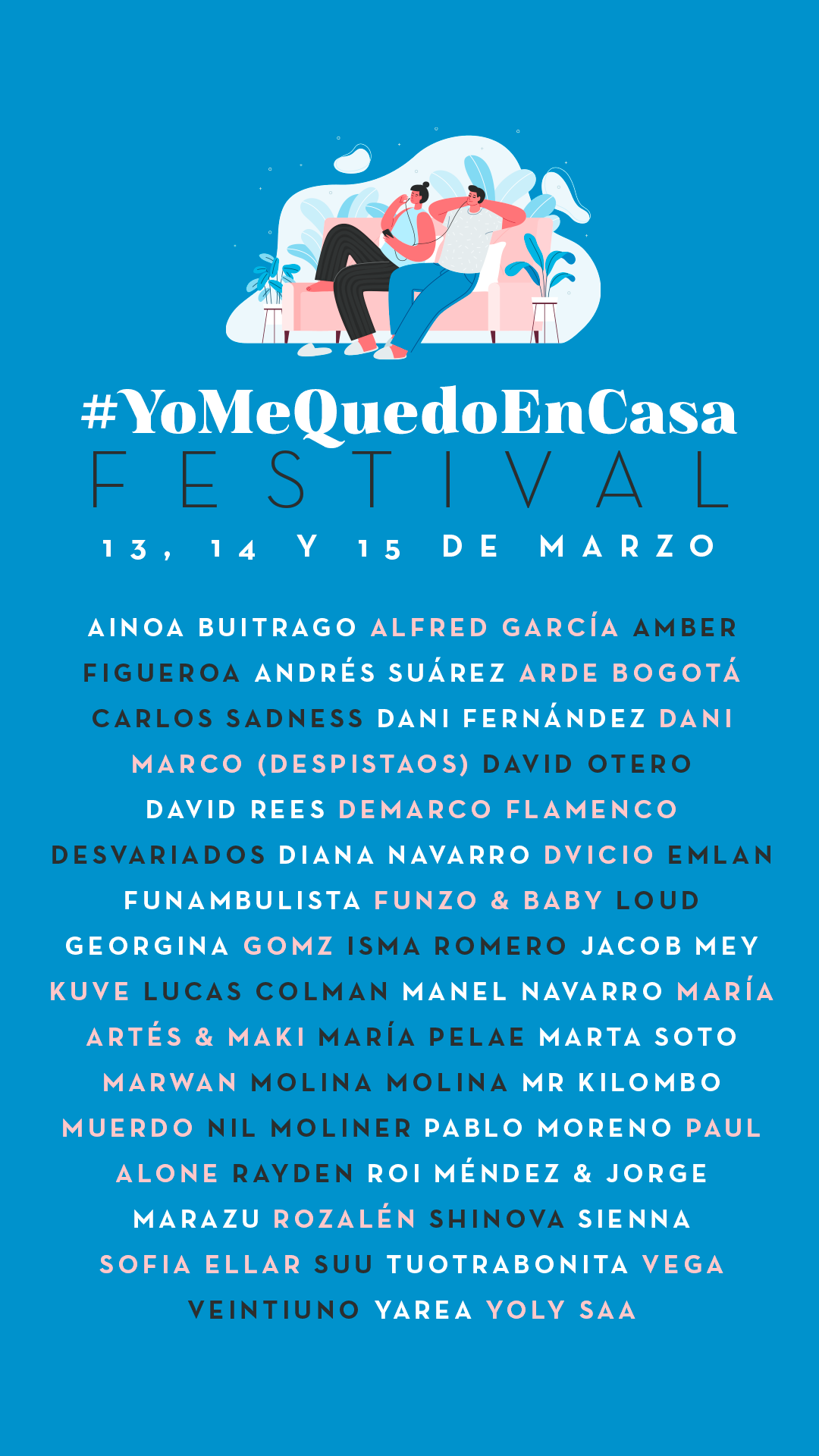 #YoMeQuedoEnCasaFestival