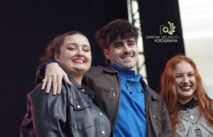 Firma de Ruslana, Martin y Bea en Madrid