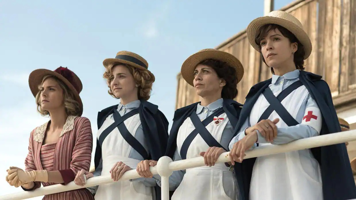 Alicia Borrachero y Anna Moliner trabajaron juntas por primera vez en la serie 'Tiempos de guerra' (Atresmedia)