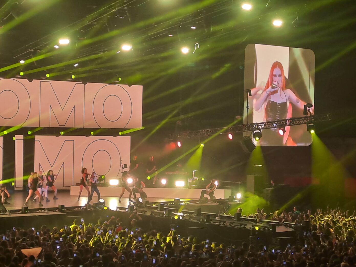 Ruslana durante la actuación de 'SloMo' (Marina Velasco)