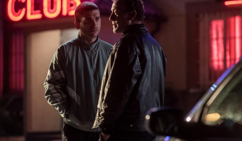 Roger Casamajor y Jaime Lorente en un fotograma de 'Hamburgo' (Festival de Málaga)